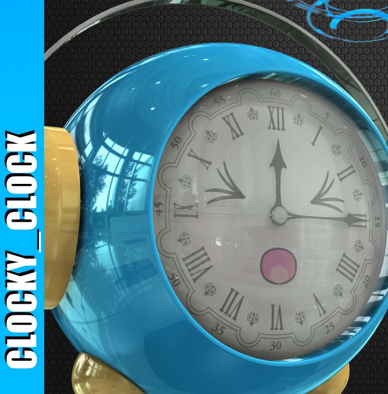 Cover image for Clocky Clock robot