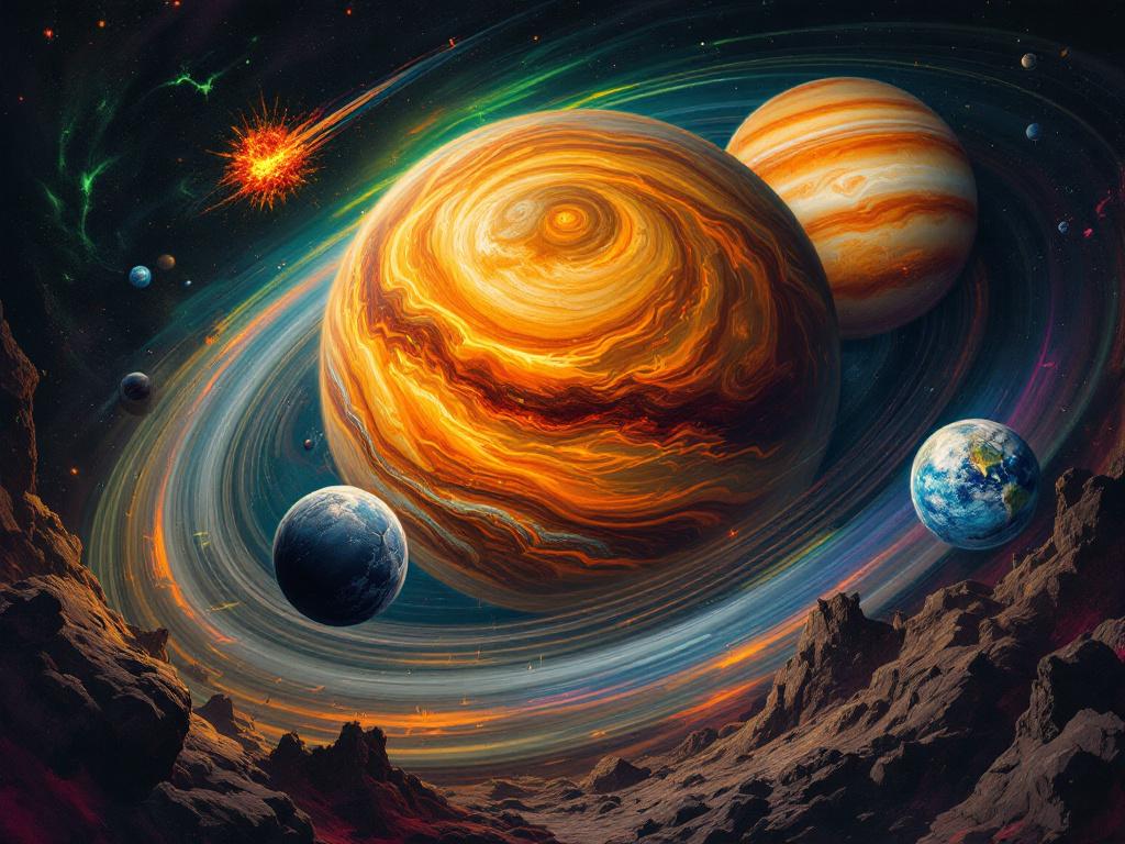 Cover image for The Cursed Moons of Jupiter: A Miniature Solar System of Nightmares
