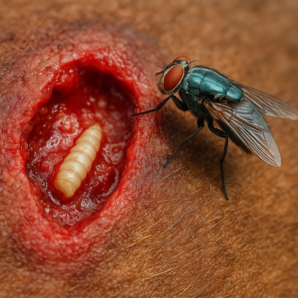 Cover image for Cochliomyia hominivorax: The Return of the Flesh-Eating “Man-Eating” Larva