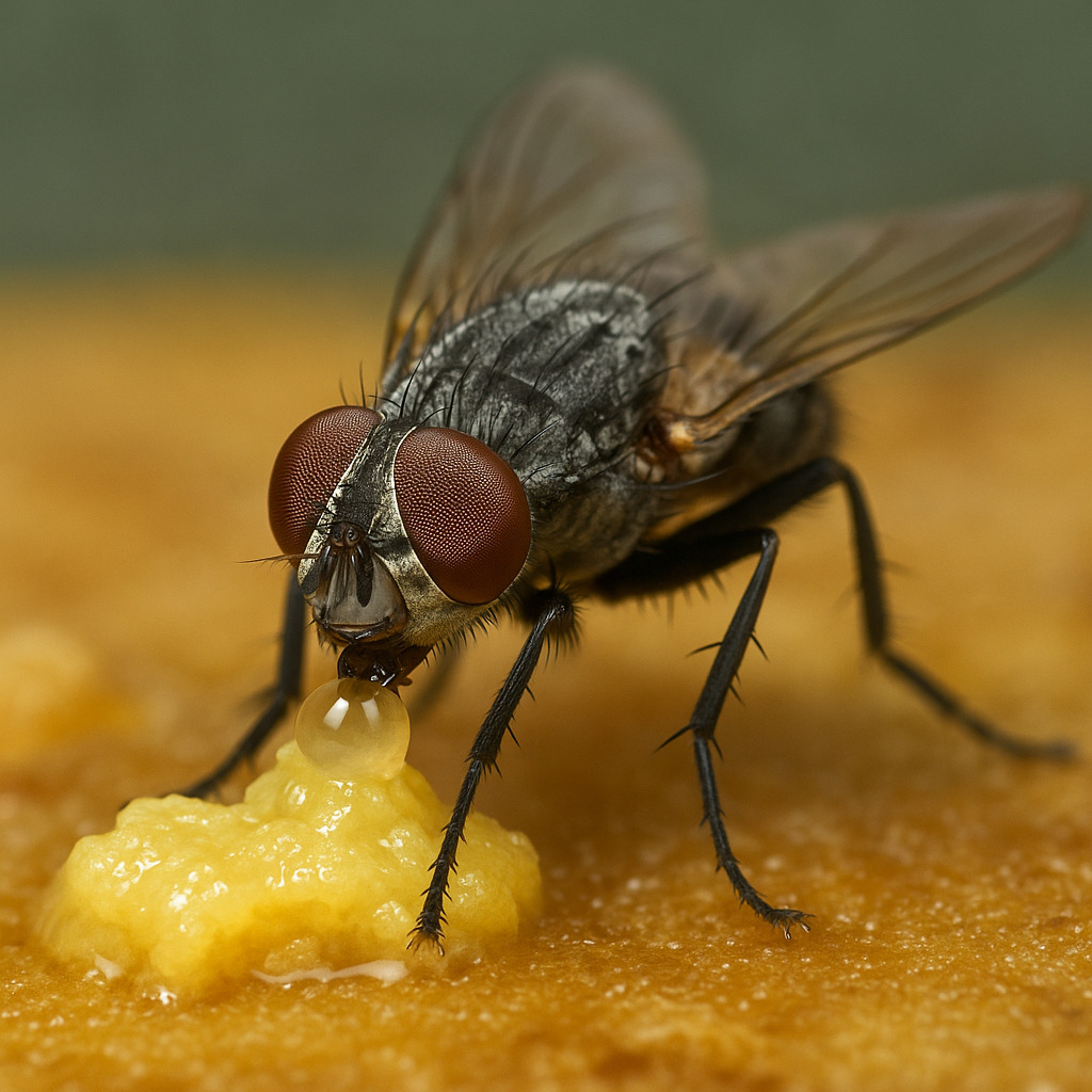 Cover image for The Disgusting Way Flies Eat: Vomit, Germs, and Nature’s Balance